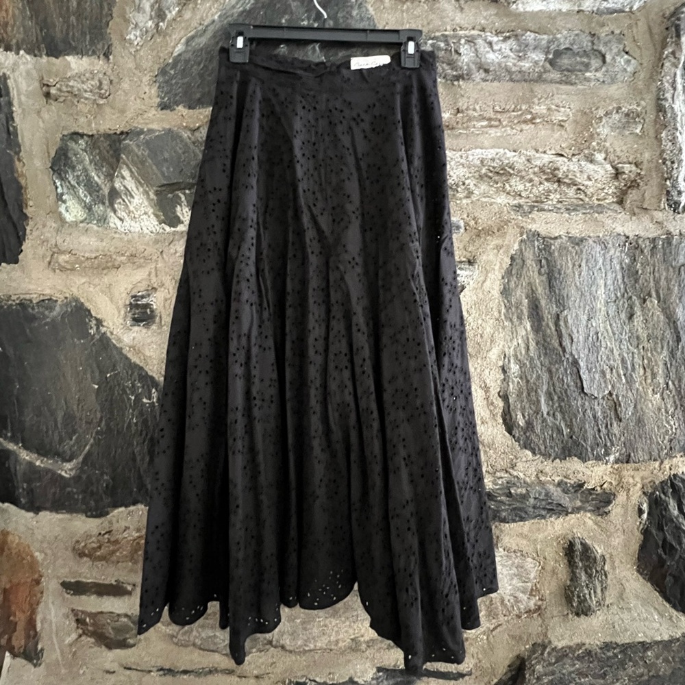Cara Cara Black Eyelet Skirt